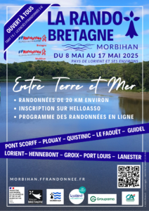 affiche de la rando Bretagne 2025